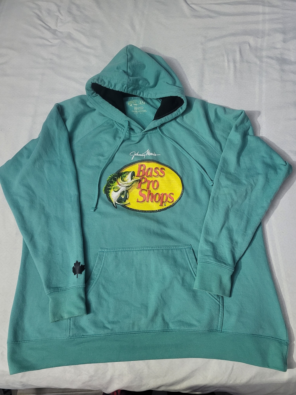 Bass Pro Shops Men's Teal Logo Hoodie Sweatshirt